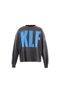 KLF_LS TEE / BLUE KLF / BLACK (SM-HR1-0000-C04)
