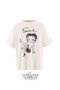 BTY_SS TEE / BETTY / WHITE (SM-HR1-0000-C40)