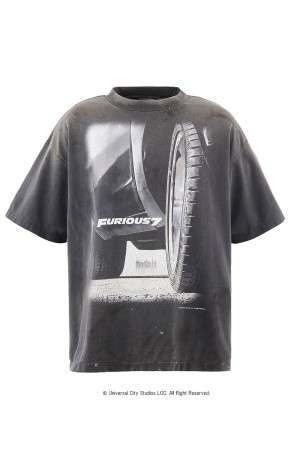 FF_SS TEE / FURIOUS 7 / BLACK (SM-HR1-0000-C74)