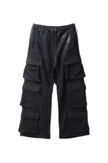 COATING TRIPLE CARGO PANTS / BLACK (BR25AW-P1001)
