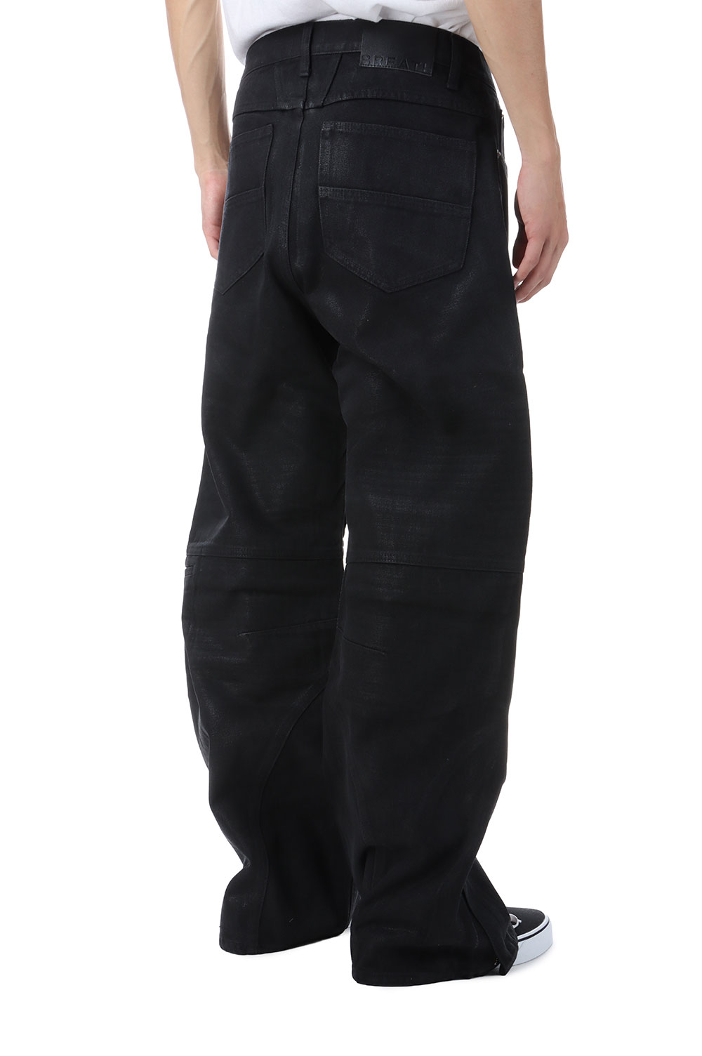 COATING BIKER DENIM PANTS / BLACK (BR25AW-P1007) | セレクト