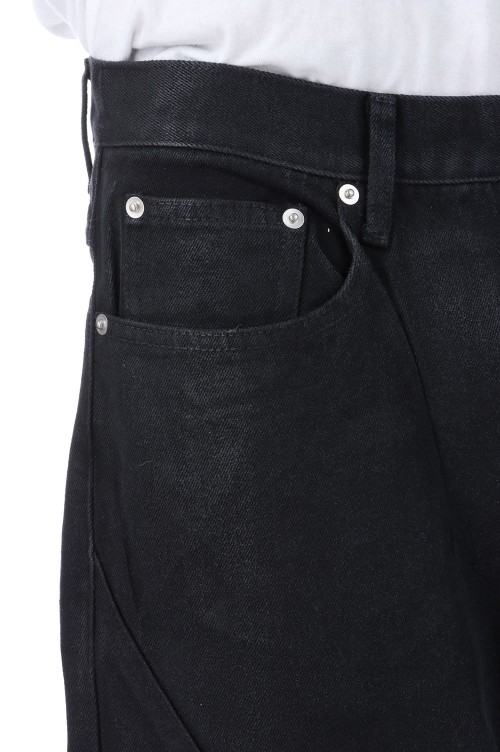 COATING BIKER DENIM PANTS / BLACK (BR25AW-P1007) | セレクト