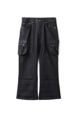 COATING BIKER DENIM PANTS / BLACK (BR25AW-P1007) | セレクト