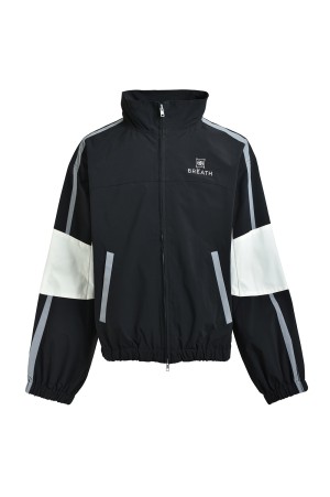 CREST LOGO WARM UP JACKET / BLACK (BR25AW-O0011)