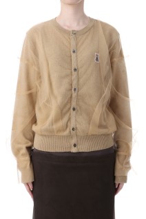 Tulle Cardigan - Camel (CK-25188)
