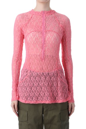 Sheer Bodysuit - Pink (CO-25204)