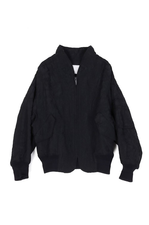 アウター Yume Floral Jacquard Triple Cloth Jacket - BLACK (MM25FW-JK017