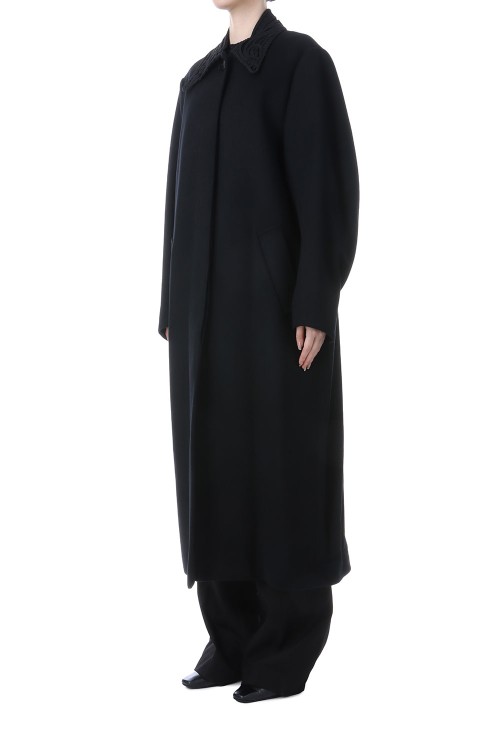 KURO クロ MELTON WOOL M-51 COAT KURO Black Melton Wool M-51 Coat