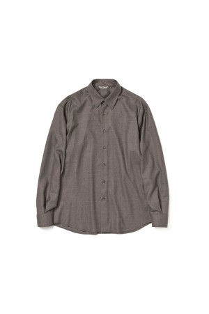 SUPER LIGHT WOOL SHIRT - TOP BROWN (A25AS04OS)