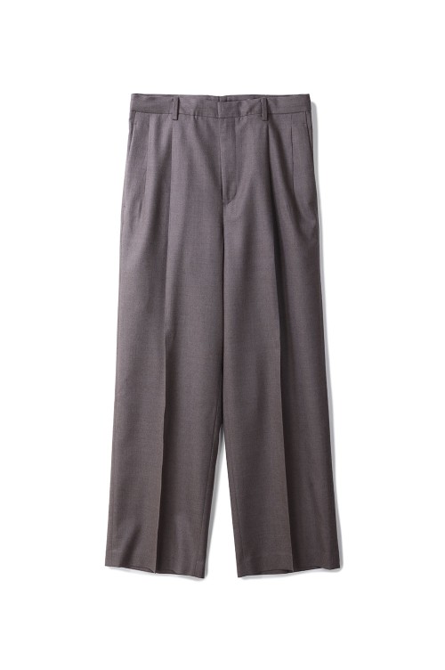 【LAPIIS】TWO TUCK WOOL WIDE SHORTTROUSERS TWO TUCK WOOL WIDE SHORT TROUSERS（その他パンツ）｜LAPIIS