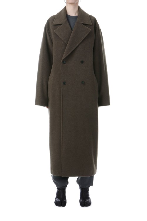 こ*ー様 CASHMERE WOOL MOSSER CHESTERFIELD C Wool Mosser Chesterfield Coat in Black
