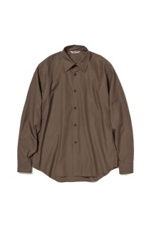 WASHED FINX TWILL SHIRT - BROWN (A25AS04TN)