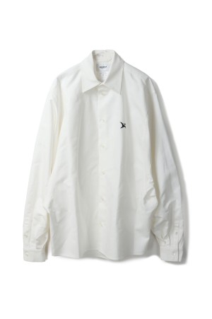 PTERANODON EMBROIDERED SHIRT - WHITE (25AW57SH165)