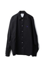 PTERANODON EMBROIDERED SHIRT - BLACK (25AW57SH165)
