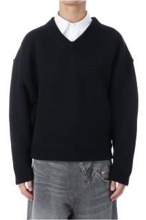 BOUNCE FUSION KNIT PULLOVER - BLACK (25AW67KN196)