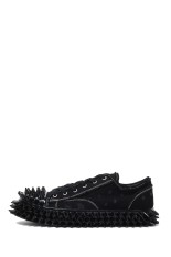 SPIKY CANVAS SNEAKER - BLACK (25AW75FT62)