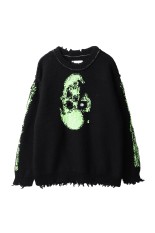 HALF LOOSE CARDIGAN(23AW57KN138)-GREEN- | セレクトショップ