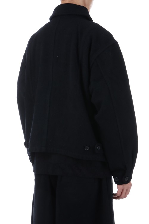 WOOL ZIP BLOUSON - BLACK (25AW_26_1006AWJKWOOL01) | セレクト