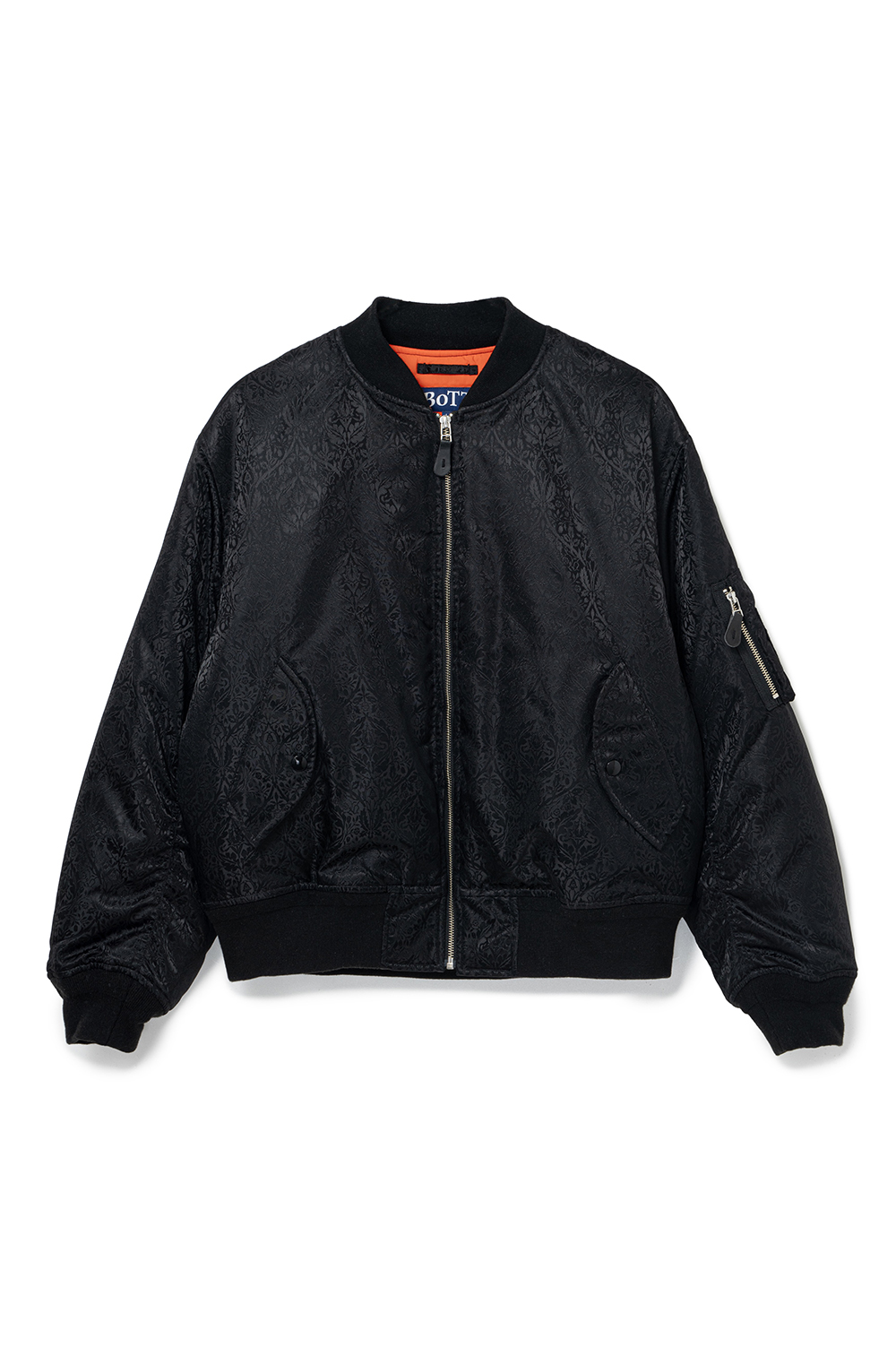 BOTT MA-1 ブラック Jacquard MA-1 Jacket - Black | セレクトショップ｜DeepInsideinc.com