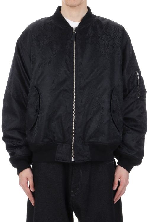 Jacquard MA-1 Jacket - Black | セレクトショップ｜DeepInsideinc.com