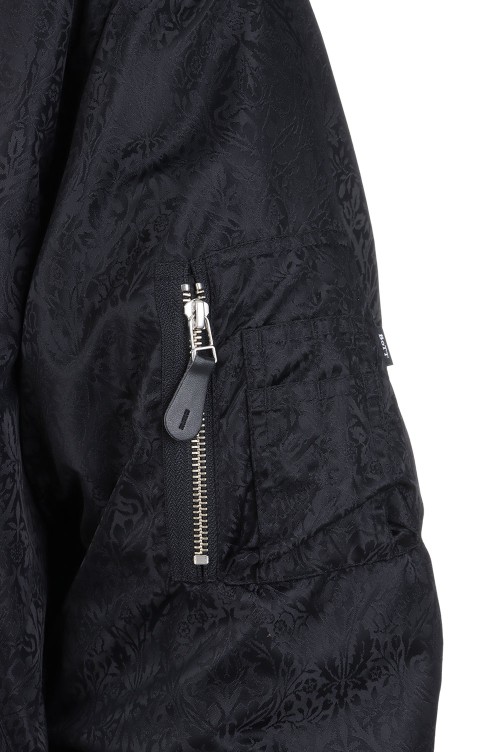 Jacquard MA-1 Jacket - Black | セレクトショップ｜DeepInsideinc.com