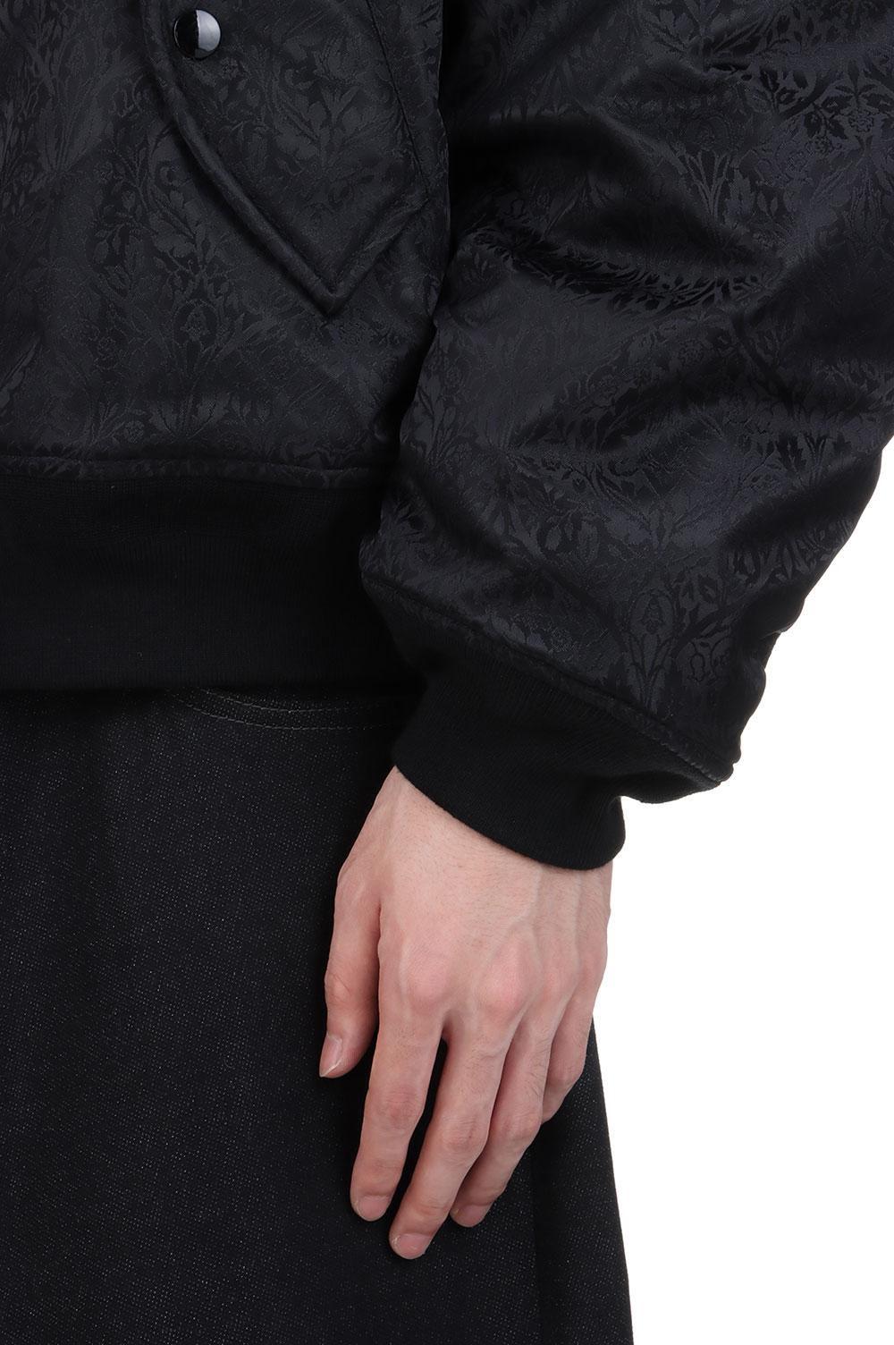 Jacquard MA-1 Jacket - Black | セレクトショップ｜DeepInsideinc.com