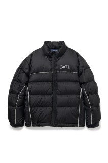 B Logo Down Jacket - Black