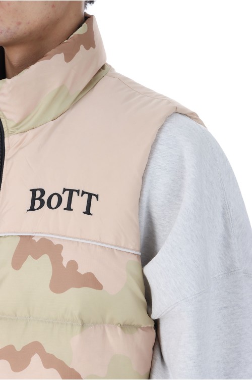 B Logo Down Vest - Camo | セレクトショップ｜DeepInsideinc.com Store