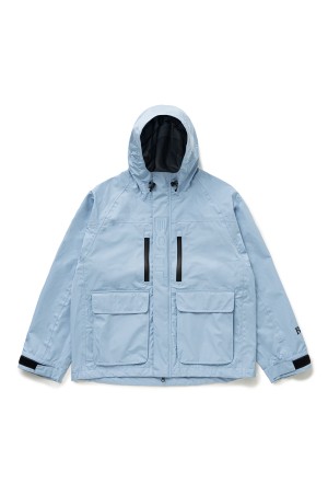 Waterproof Utility Jacket - Light Blue
