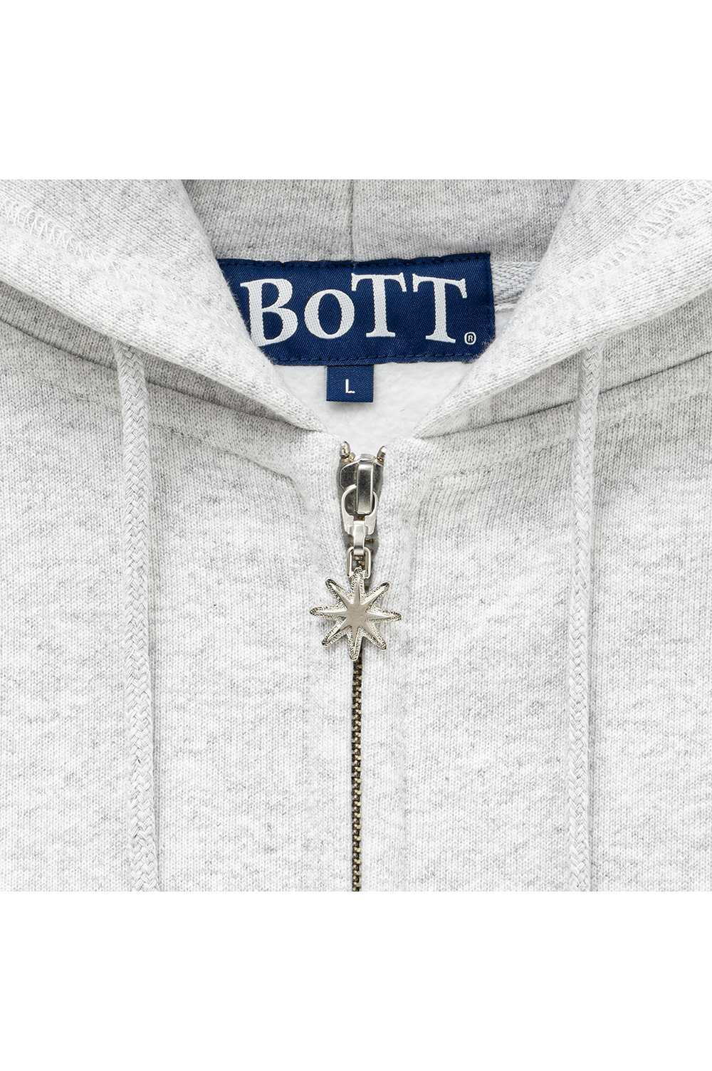 B Logo Hoodie アッシュ Mサイズ B Logo Zip Hoodie - Ash | セレクトショップ｜DeepInsideinc.com Store