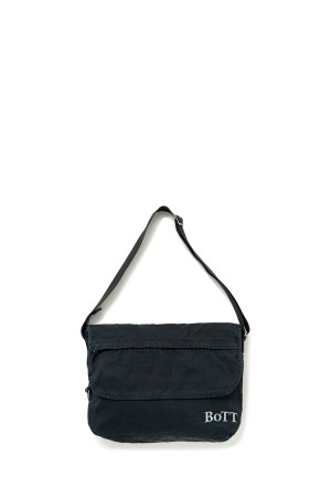 Washed Shoulder Bag - Washed Black