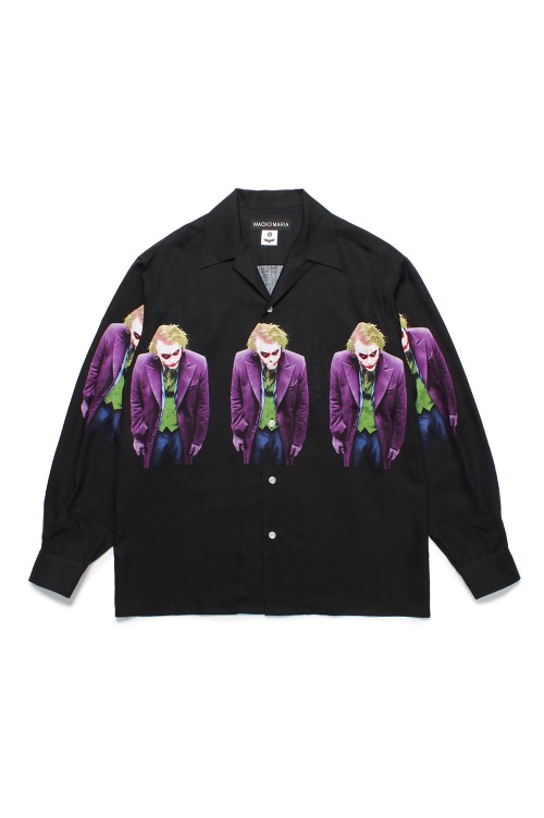 THE DARK KNIGHT TRILOGY / L/S HAWAIIAN SHIRT ( TYPE-1