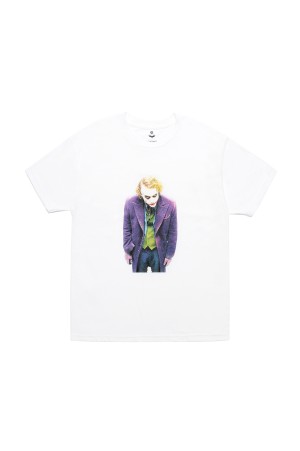 THE DARK KNIGHT TRILOGY / CREW NECK T-SHIRT ( TYPE-1 ) / WHITE (TDKT-WM-TEE09)