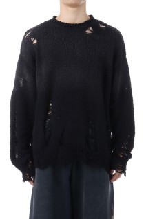 Sun-Faded Sweater - BLACK (G15PO072)