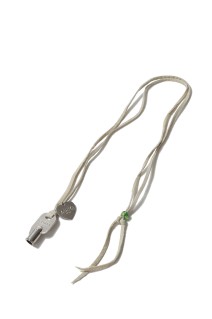 Key Charm Leather Necklace - SILVER (G15AC212)