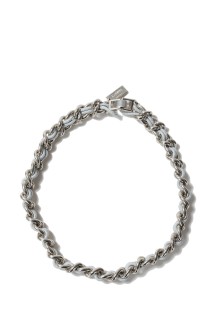 Laced Chain Necklace - GRAY (G15AC214)