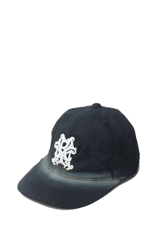 CA4LA x KAMIYA KMY Distressed Cap - BLACK (G15CA101) | セレクト