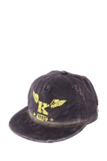 CA4LA x KAMIYA K-Wing Distressed Cap - BROWN (G15CA104)