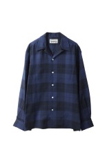 トップス THE DARK KNIGHT TRILOGY HAWAIIAN SHIRT THE DARK KNIGHT TRILOGY / L/S HAWAIIAN SHIRT (TYPE-1)【GRAY