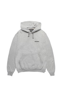 HEAVY WEIGHT PULLOVER HOODED SWEAT SHIRT / GRAY (25FWE-WMC-SS02)
