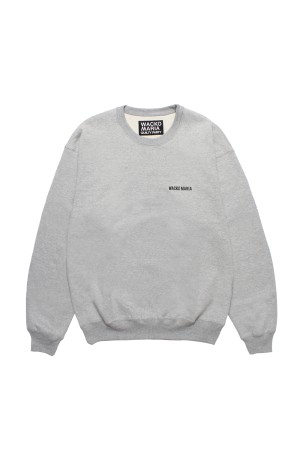 HEAVY WEIGHT CREW NECK SWEAT SHIRT / GRAY (25FWE-WMC-SS03)