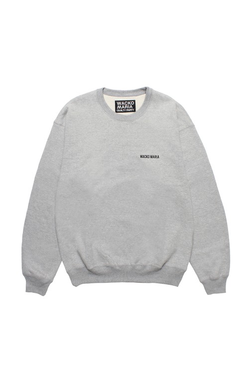 HEAVY WEIGHT CREW NECK SWEAT SHIRT / GRAY (25FWE-WMC-SS03