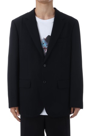 SINGLE BREASTED JACKET ( TYPE-1 ) / BLACK (WMGP-WMO-SU01)