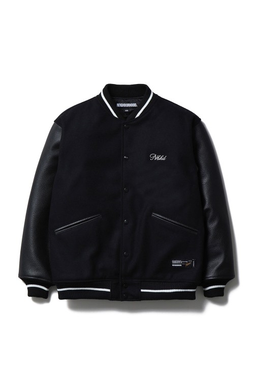 STADIUM JACKET / BLACK (252SZNH-JKM03) | セレクトショップ