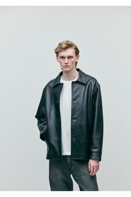 ジャケット・アウター NEIGHBORHOOD LEATHER CAR COAT BLACK S NEIGHBORHOOD Leather Car Coat Black | HAVEN