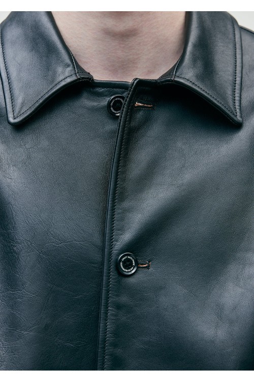 ジャケット・アウター NEIGHBORHOOD LEATHER CAR COAT BLACK S NEIGHBORHOOD Leather Car Coat Black | HAVEN