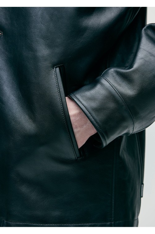 ジャケット・アウター NEIGHBORHOOD LEATHER CAR COAT BLACK S NEIGHBORHOOD Leather Car Coat Black | HAVEN