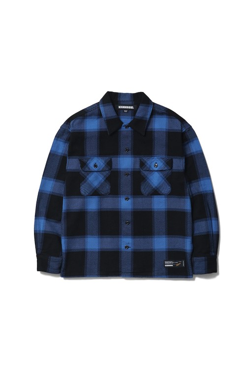 BUFFALO CHECK SHIRT LS / BLUE (252BENH-SHM02) | セレクトショップ
