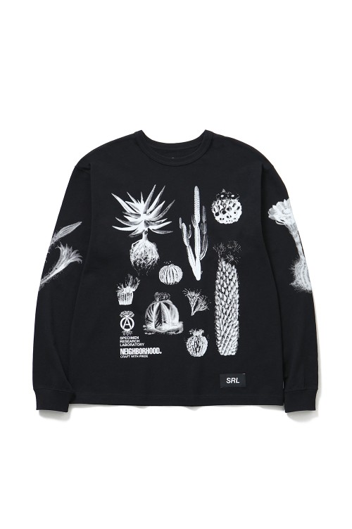 NEIGHBORHOOD SRL . CREWNECK LS Lサイズ SRL . CREWNECK LS / BLACK (252BWNH-CSM04) | セレクトショップ
