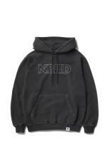 NH X BOUNTY HUNTER . SAVAGE SWEAT HOODIE LS / BLACK (251OKBHN